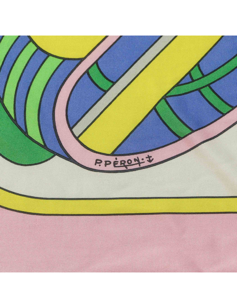 HERMES Thalassa silk jersey scarf