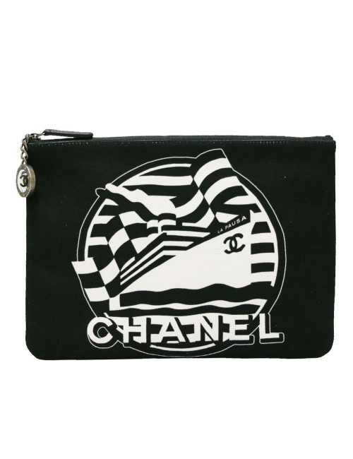Pochette La Pausa CHANEL toile