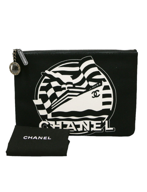 Pochette La Pausa CHANEL toile