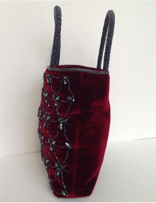 mini sac du soir DIOR rouge cardinal