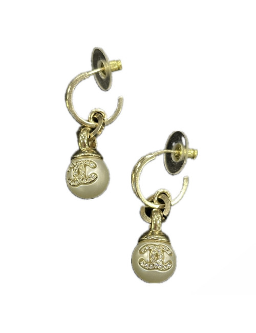 Clous perles CHANEL  pendants