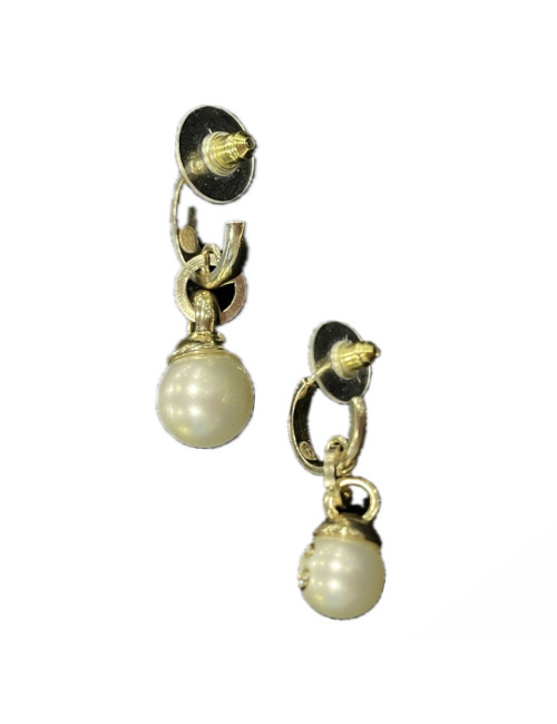 Clous perles CHANEL pendants