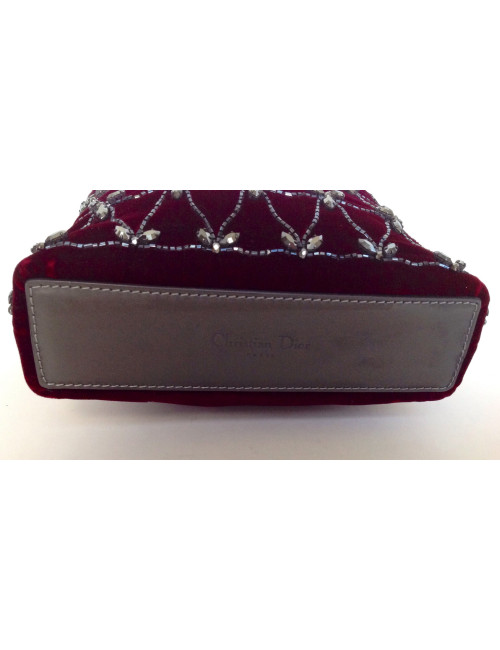 mini sac du soir DIOR rouge cardinal