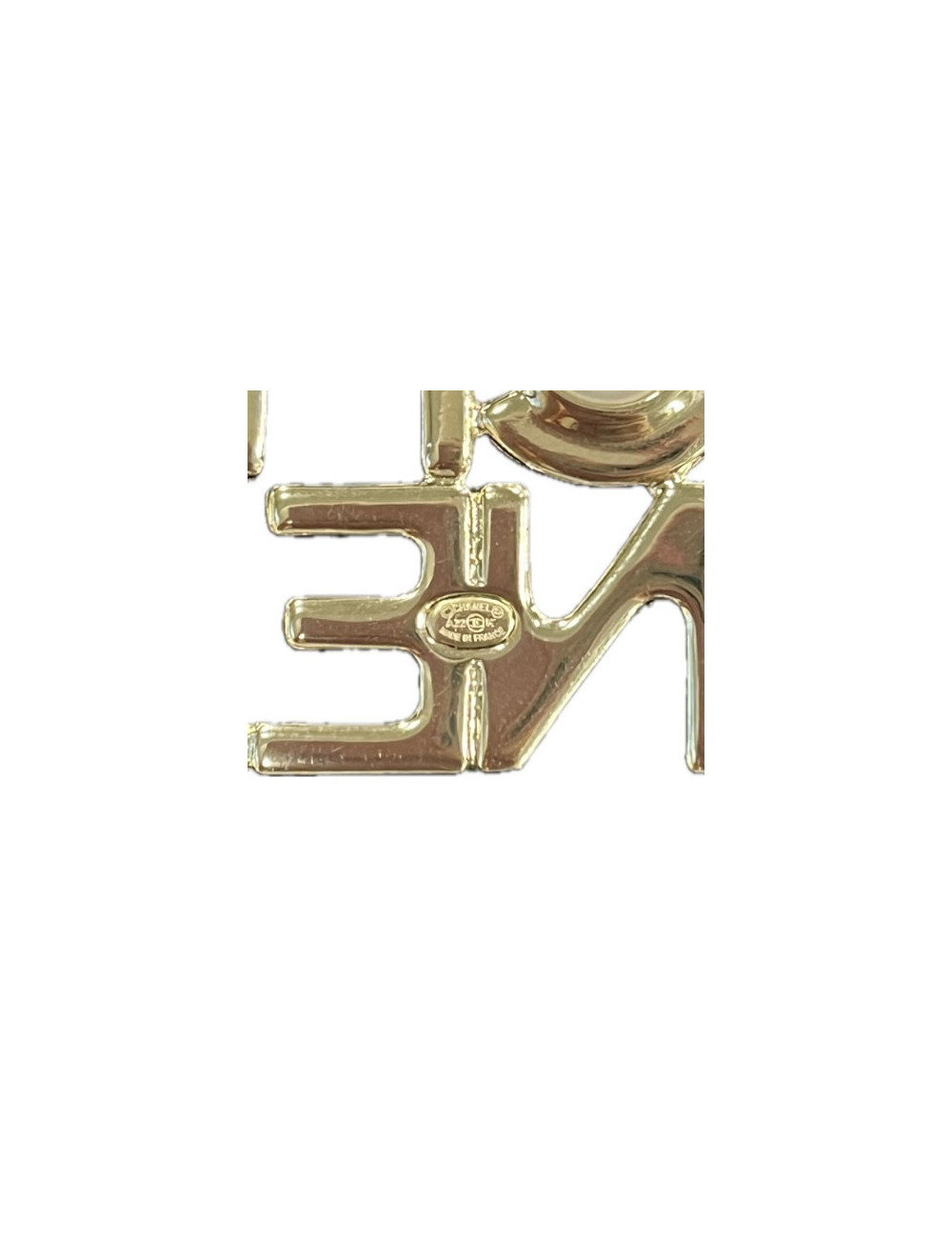 CHANEL golden et pearls Brooch