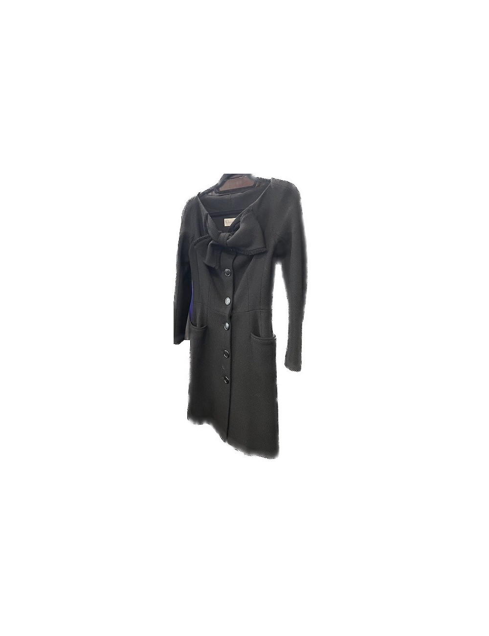 Robe T 38 DIOR laine noire