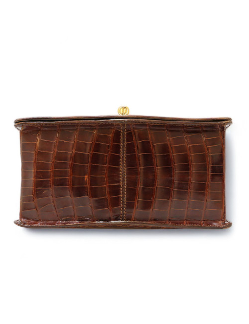 Mini sac CARTIER crocodile tabac