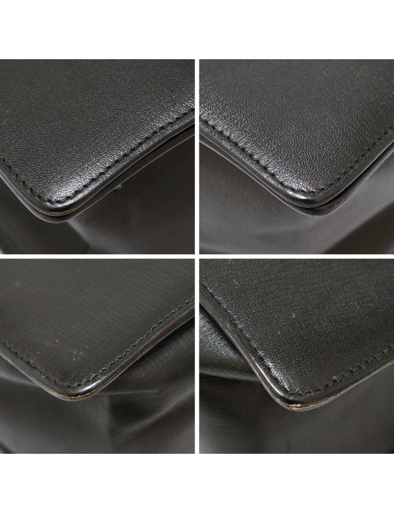 Vintage CARTIER black leather Bag