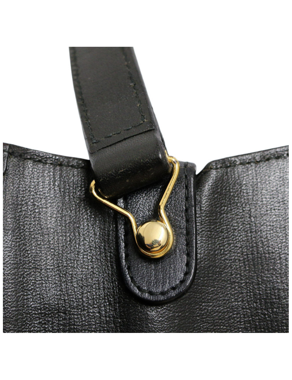 Vintage CARTIER black leather Bag