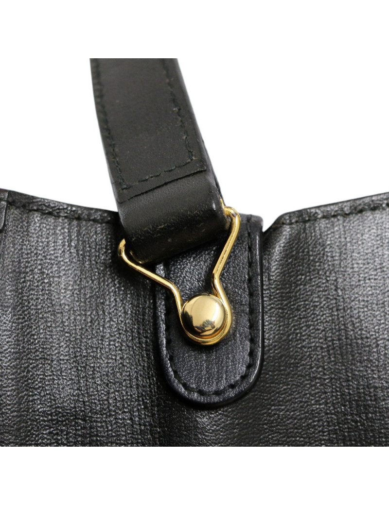 Vintage CARTIER black leather Bag