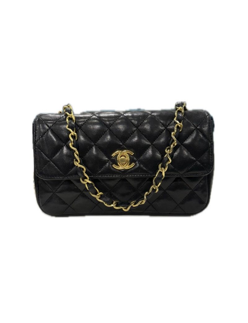 Petit sac CHANEL vintage cuir d'agneau