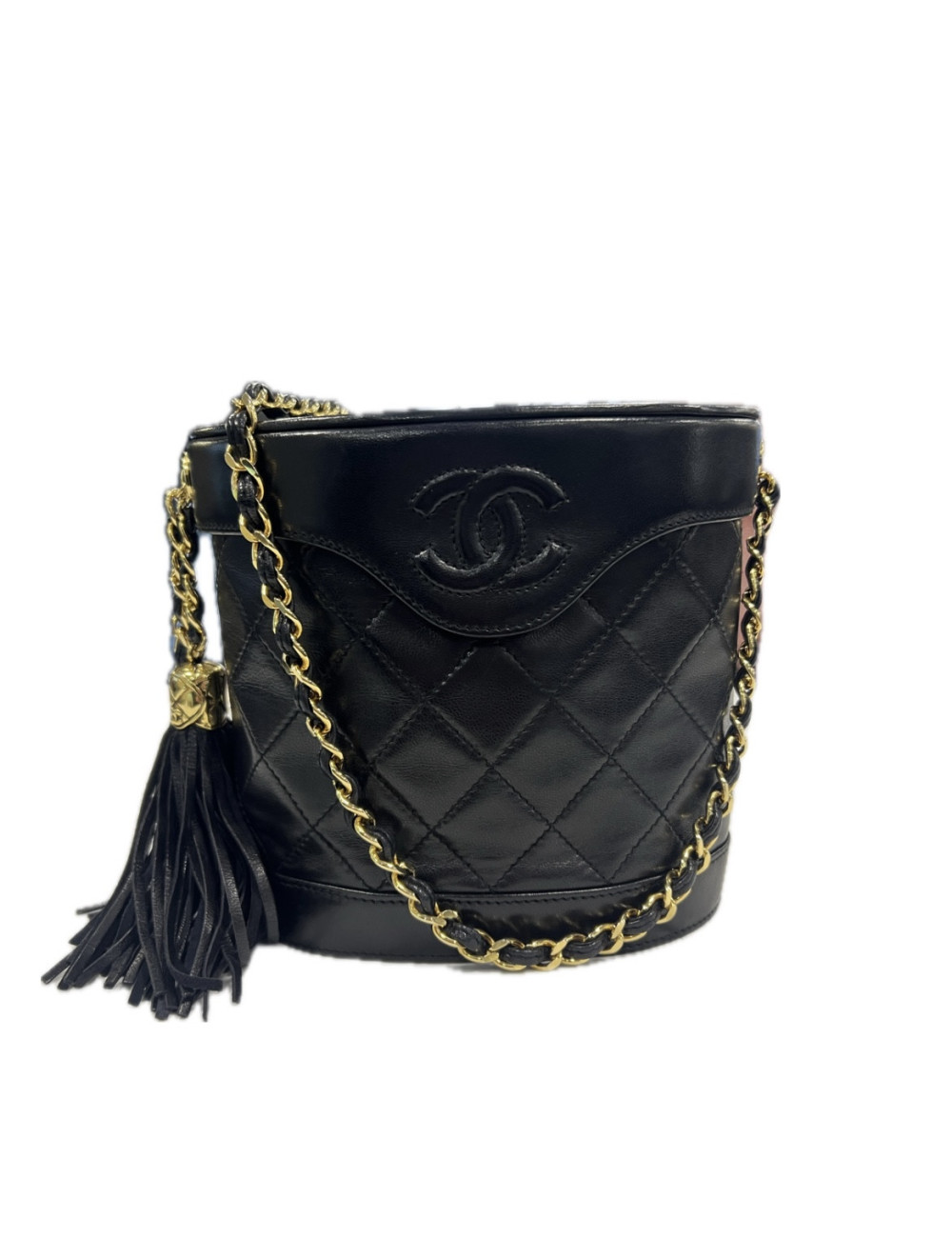 Sac vintage vanity CHANEL noir