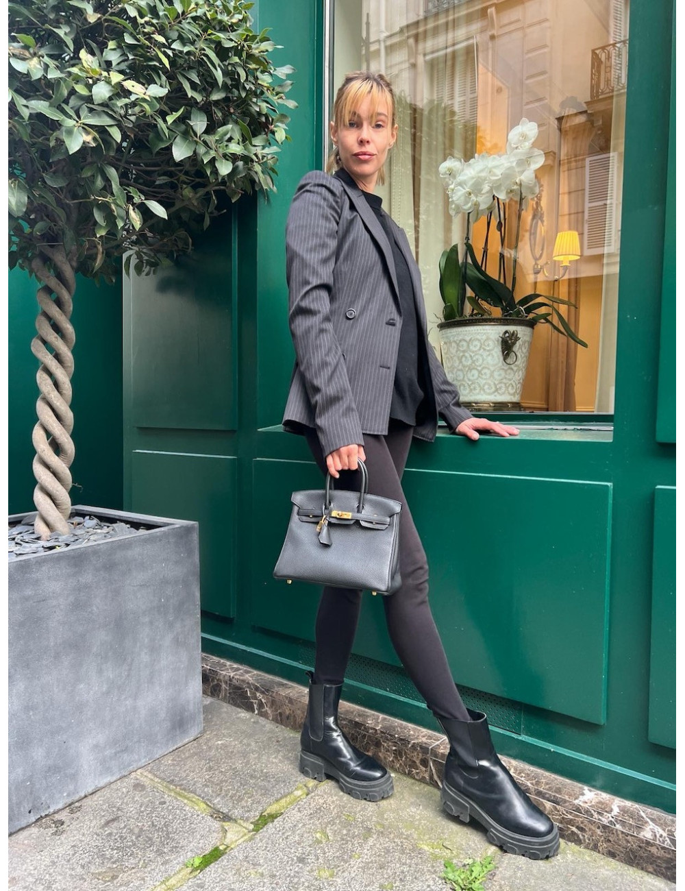 Birkin 25 HERMES Togo black