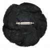 Black and White Chanel Camelia Brooch