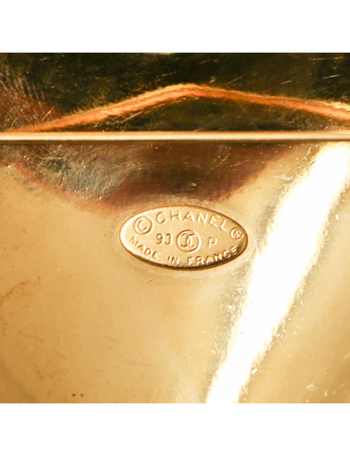 Broche CHANEL coeur dorée