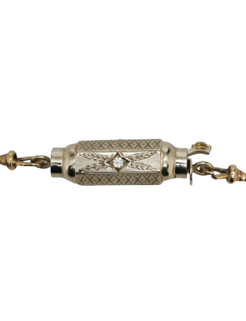 Collier Marie LICHTENBERG or jaune et diamants