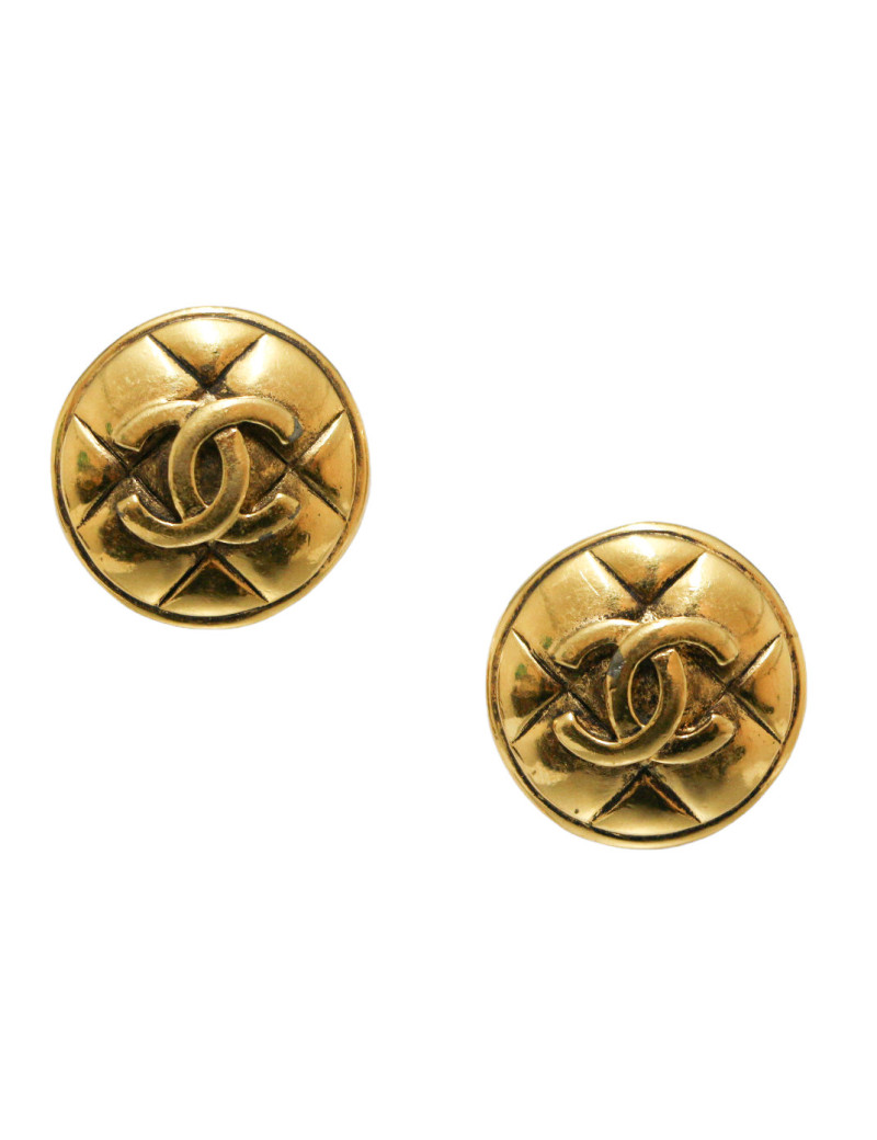 Clips vintage CHANEL ronds