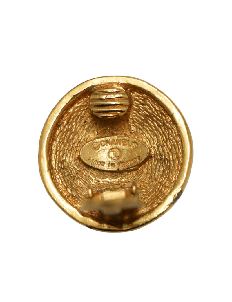 Clips vintage CHANEL ronds