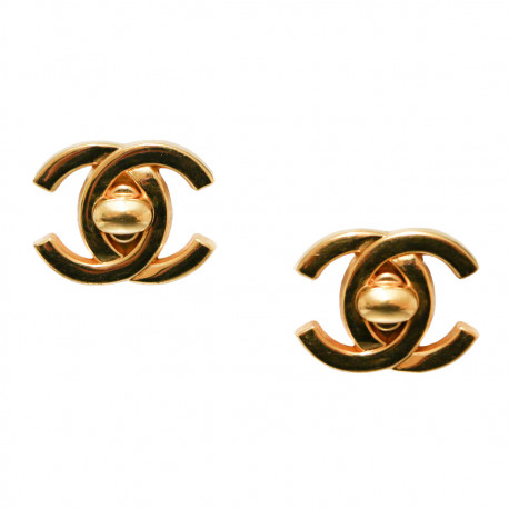 Clips vintage Turnlock CHANEL