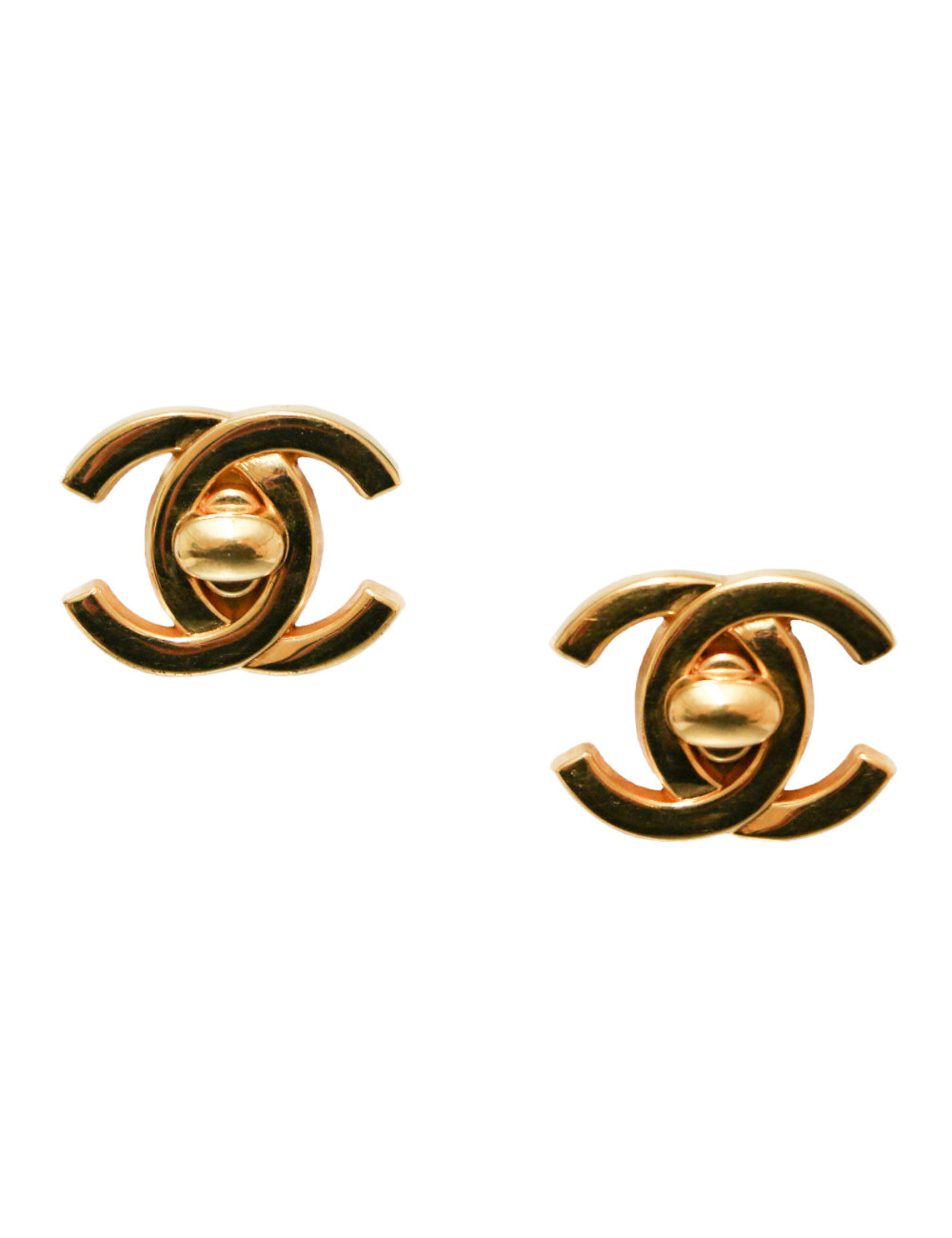 Clips vintage Turnlock CHANEL
