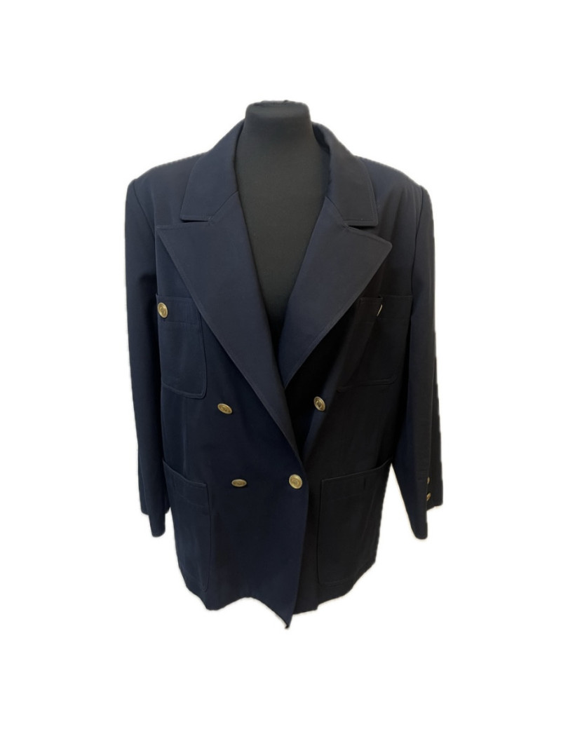 Blazer foncé CHANEL Vintage bleu