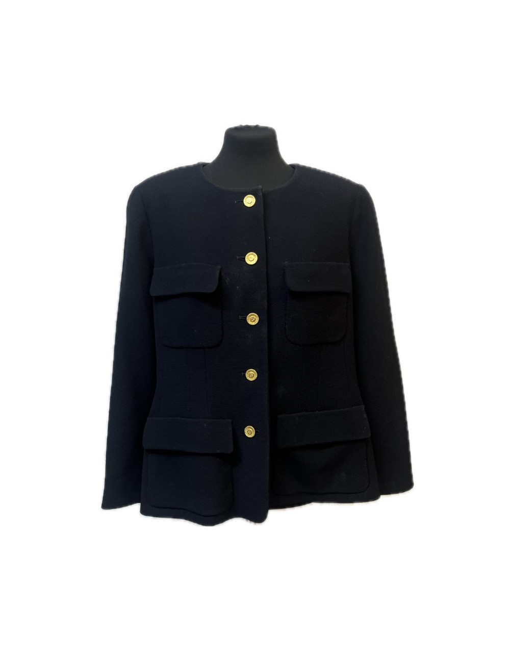 Veste CHANEL noire Vintage