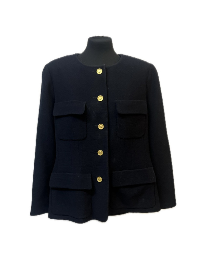 Veste CHANEL noire Vintage