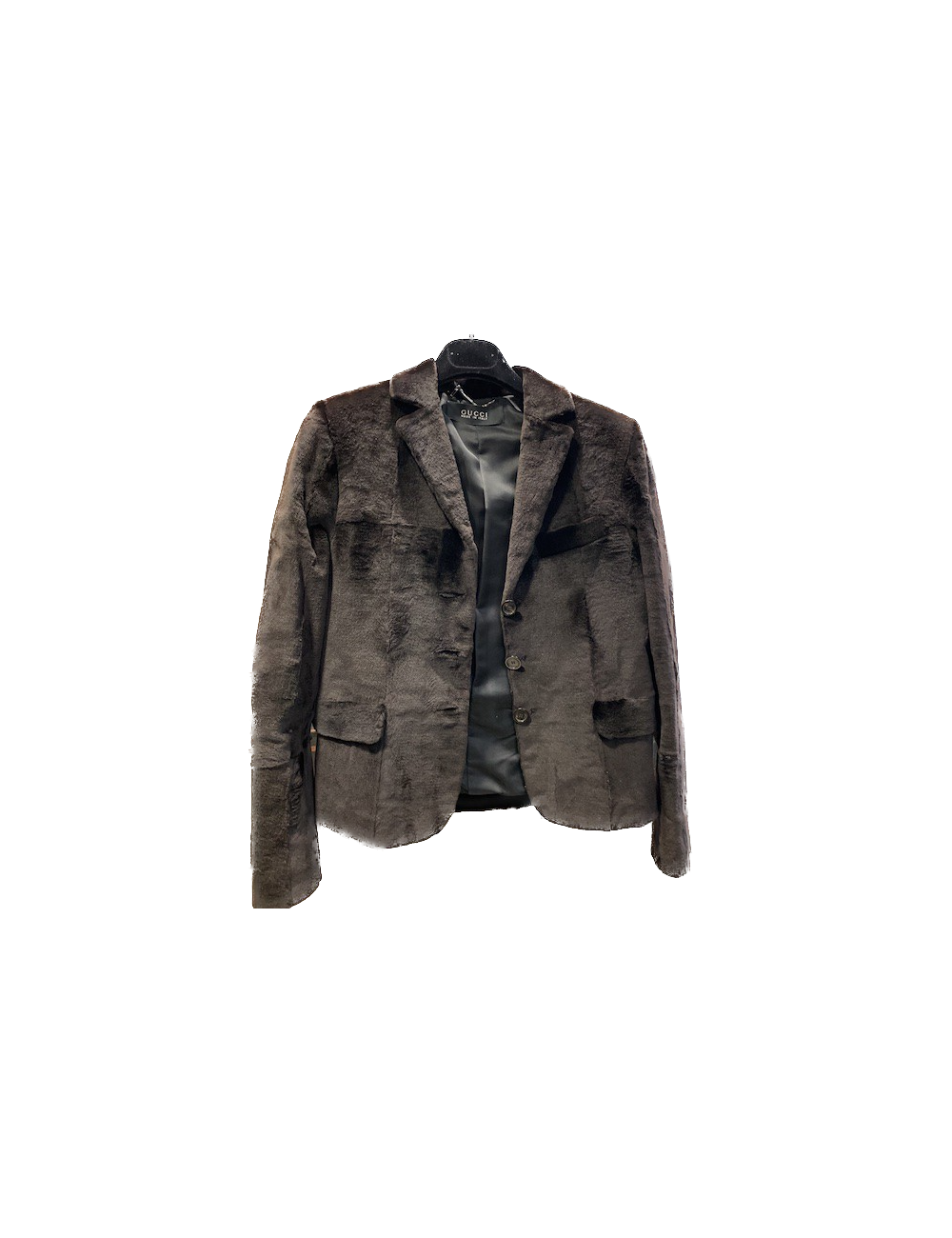 Veste GUCCI T 38 vison rasé marron