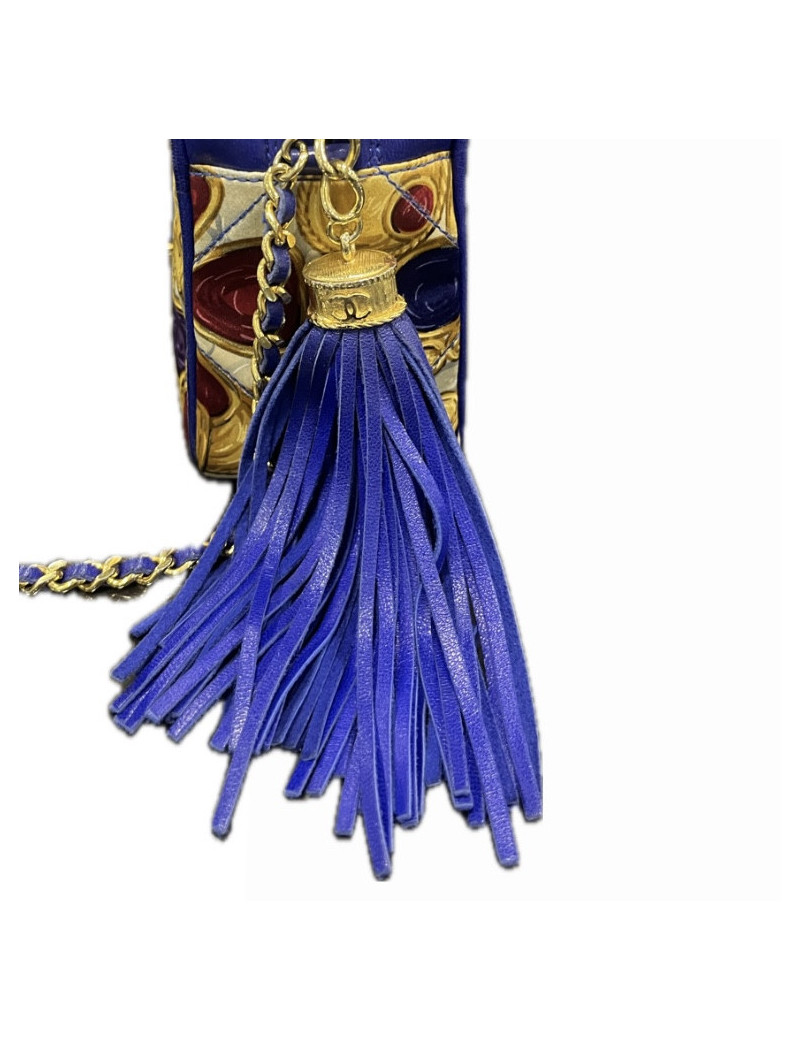 Mini Camera CHANEL vintage bleu