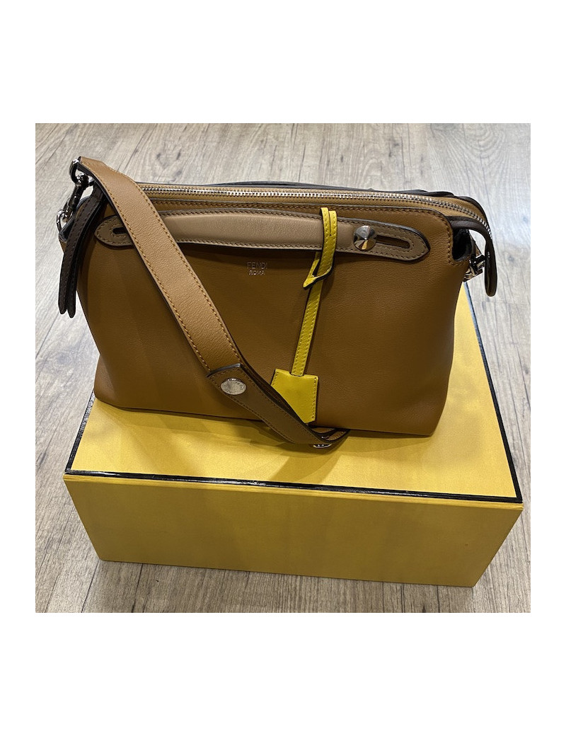 Sac FENDI By the Way cuir bicolore 
