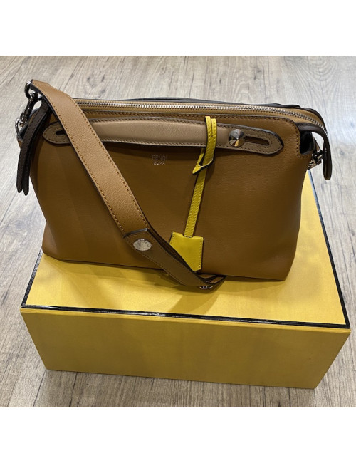 Sac FENDI By the Way cuir bicolore 