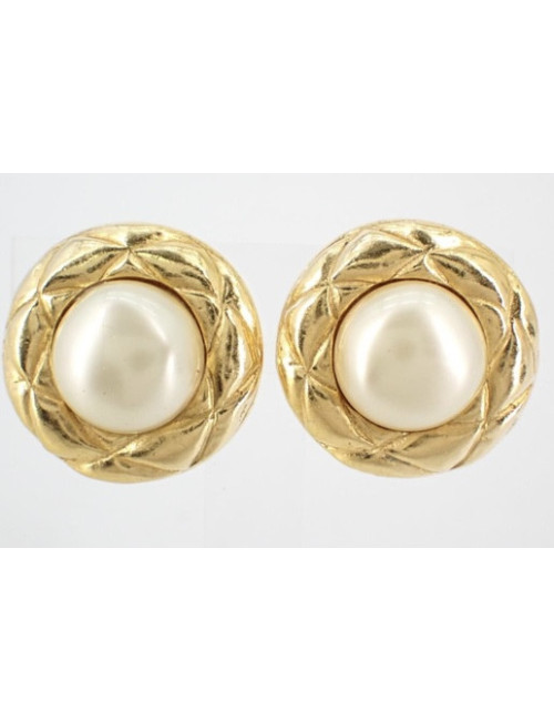 Clips ronds CHANEL vintage