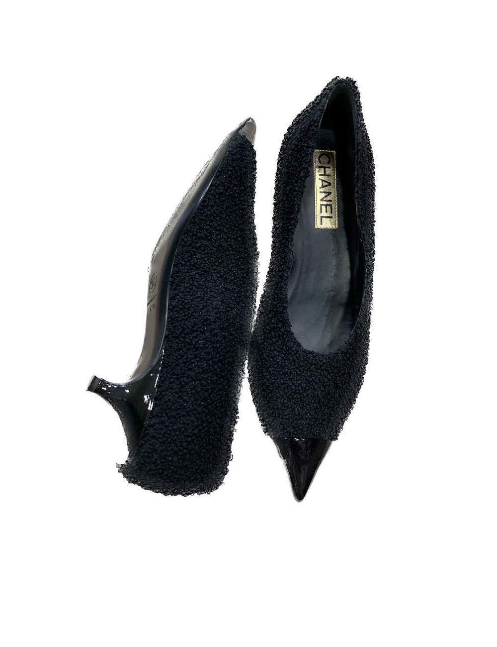 Escarpins T41,5 CHANEL noirs