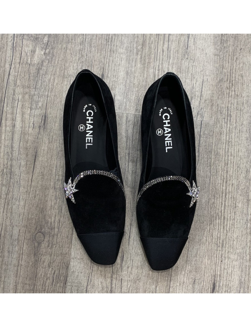 Mocassins T 39C CHANEL noir 