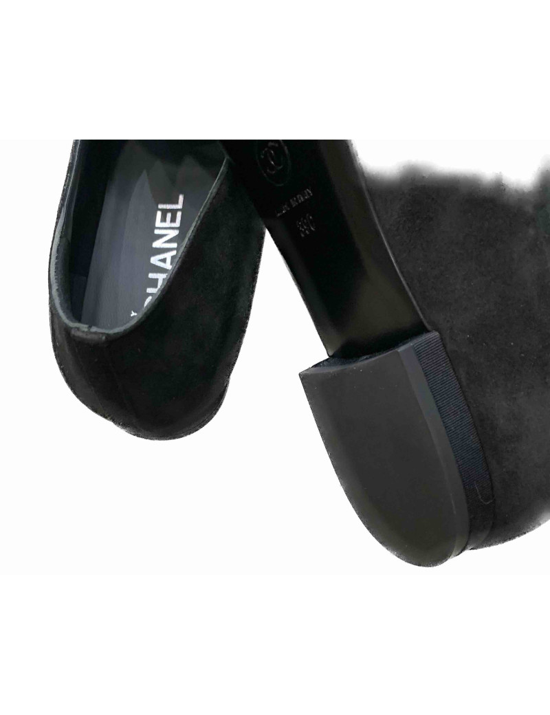 Mocassins T 39C CHANEL noir 