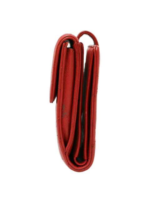 Porte-monnaie CHANEL cuir d'agneau