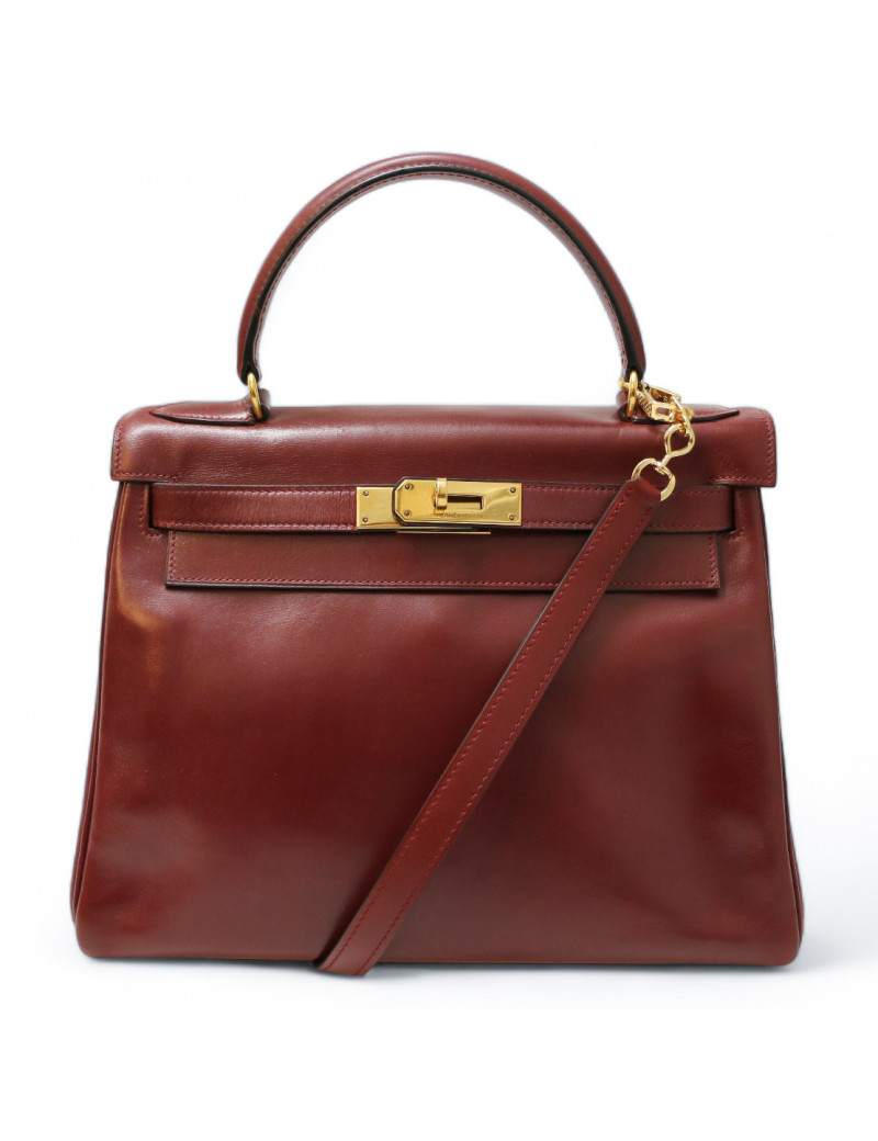 Sac Kelly 28 bandoulière HERMES vintage