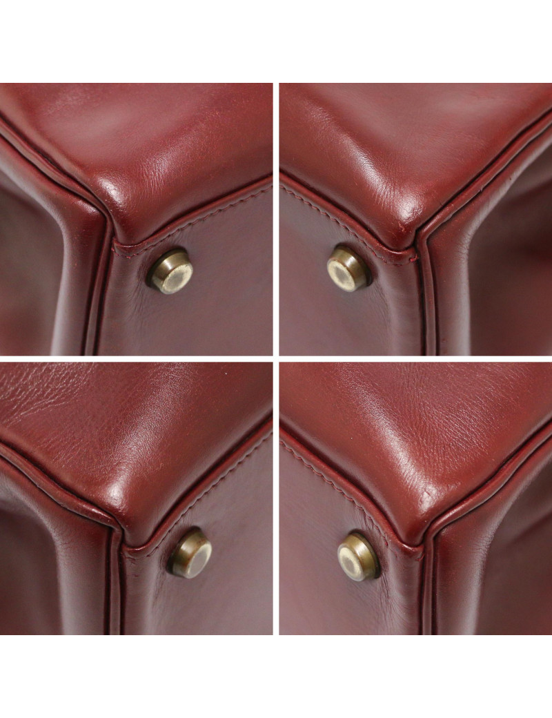 Sac Kelly 28 vintage rouge H HERMES