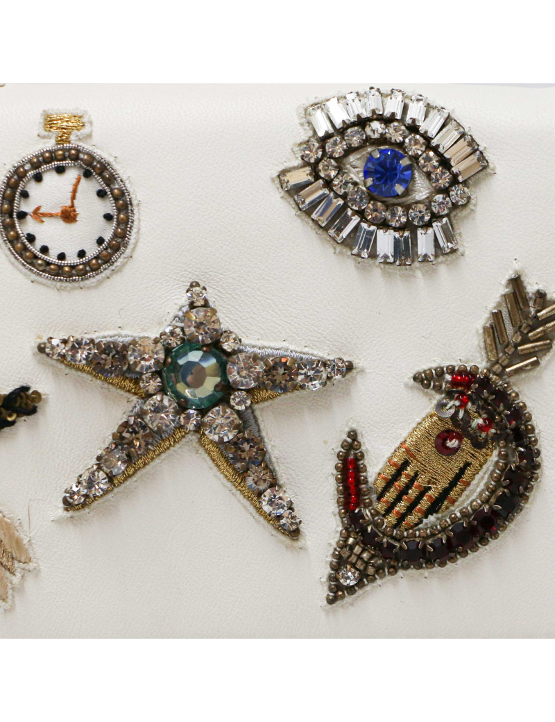 White ALEXANDER McQUEEN Jewel Bag