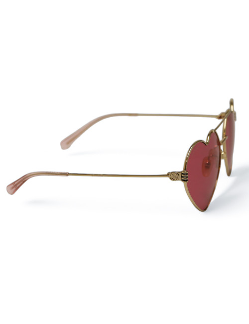 Lunettes de soleil GUCCI coeur