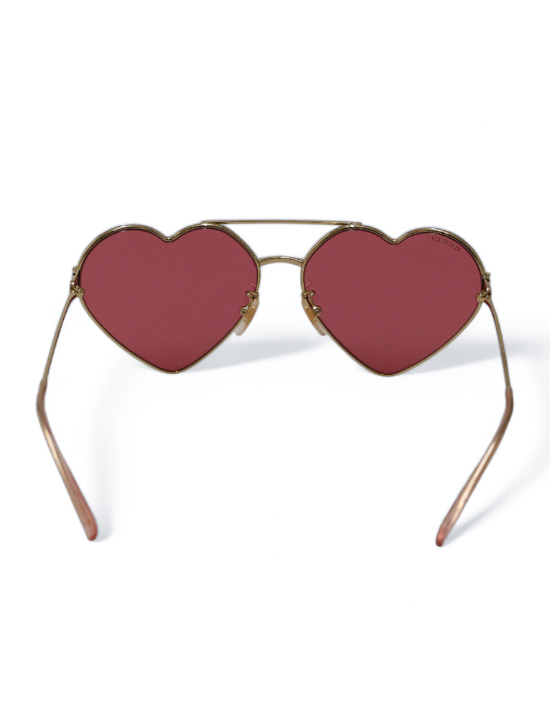 Lunettes de soleil GUCCI coeur