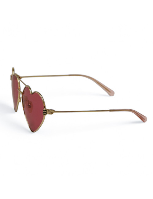 Lunettes de soleil GUCCI coeur