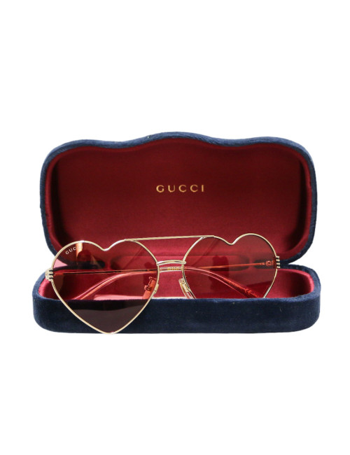 Lunettes de soleil GUCCI coeur