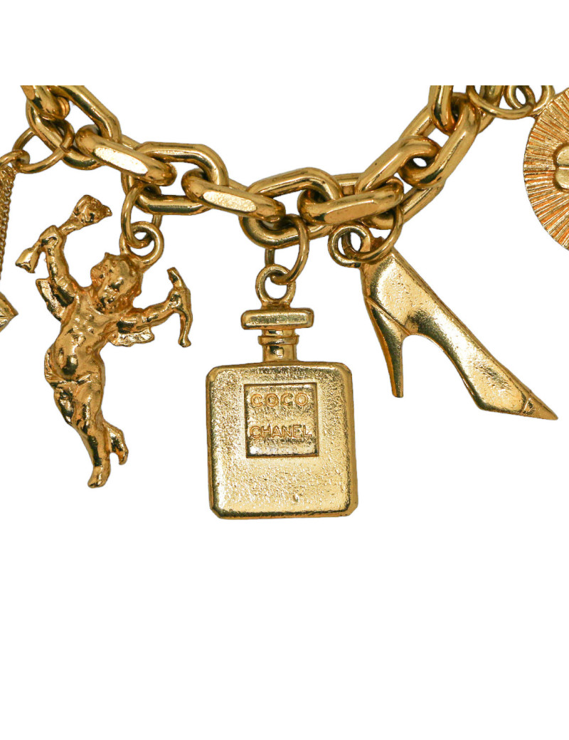 CHANEL vintage charm bracelet
