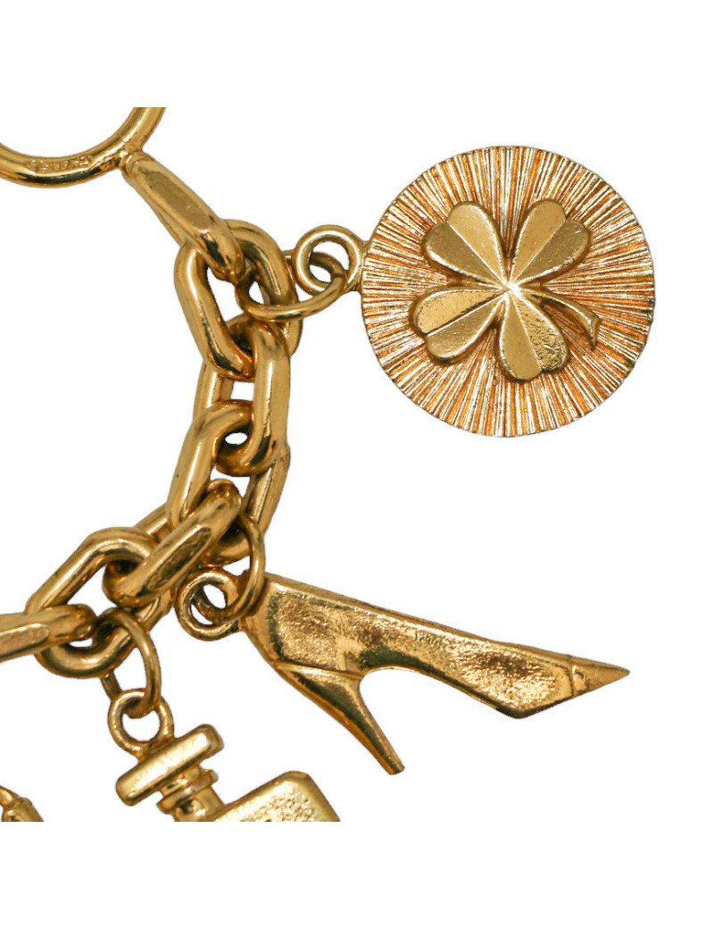 CHANEL vintage charm bracelet
