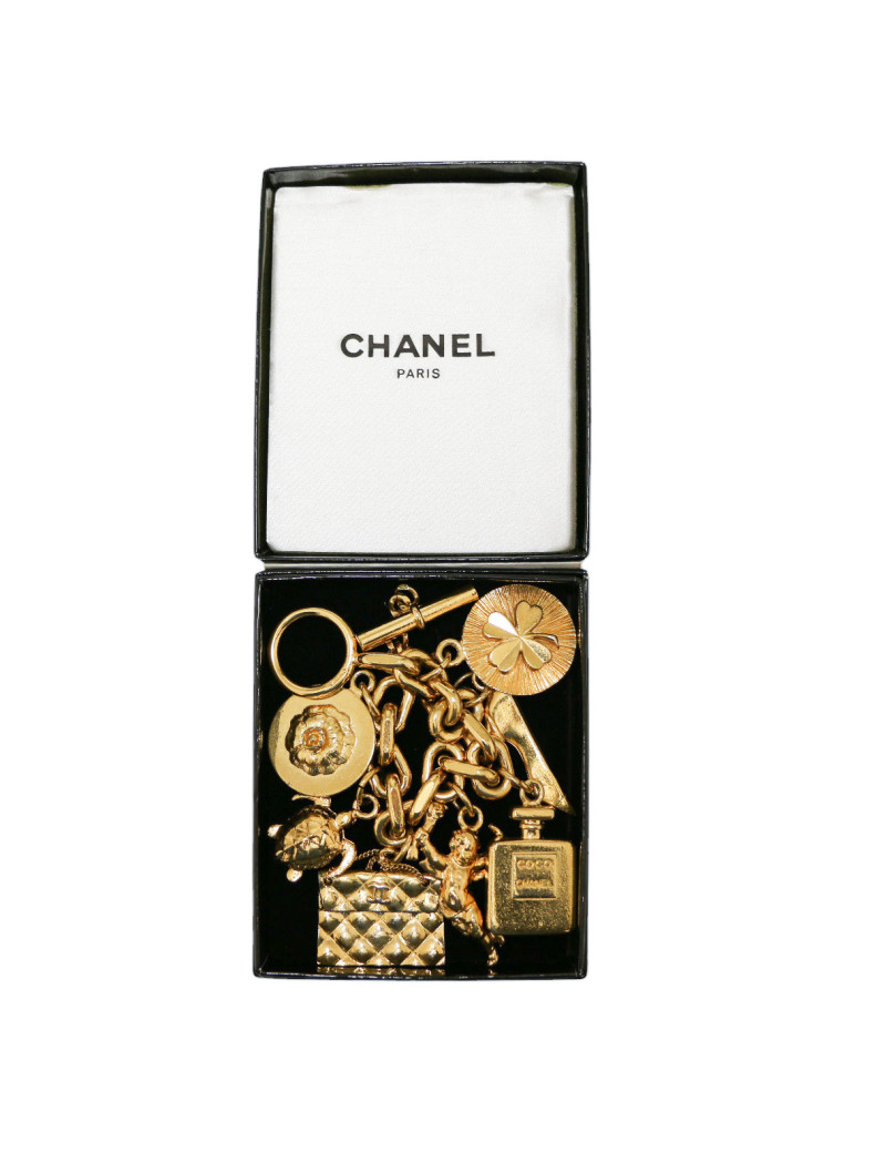 CHANEL vintage charm bracelet