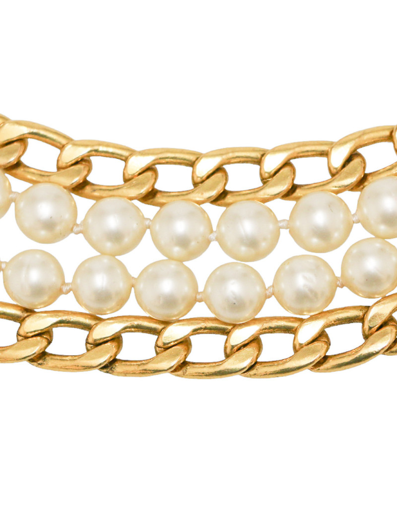 Ceinture CHANEL perles nacrées
