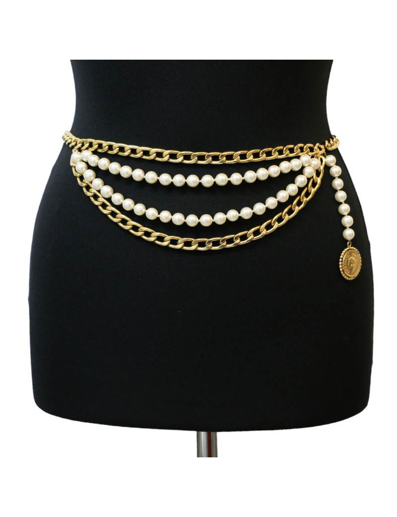 Ceinture CHANEL perles nacrées
