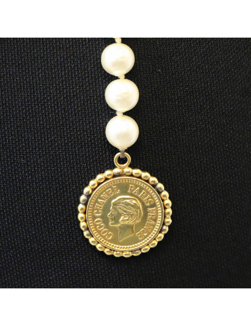 Ceinture CHANEL perles nacrées