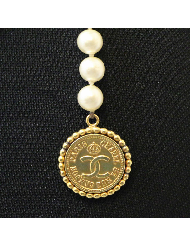 Ceinture CHANEL perles nacrées