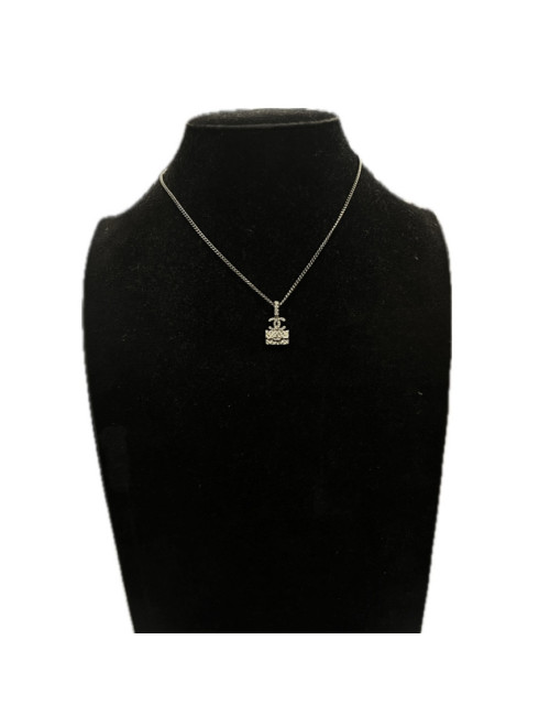 Chaine pendentif CHANEL argent sac à main